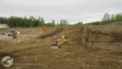 GPS Machine Guidance Dozer