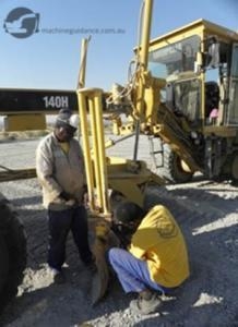 Fitting a Machine Control Grader